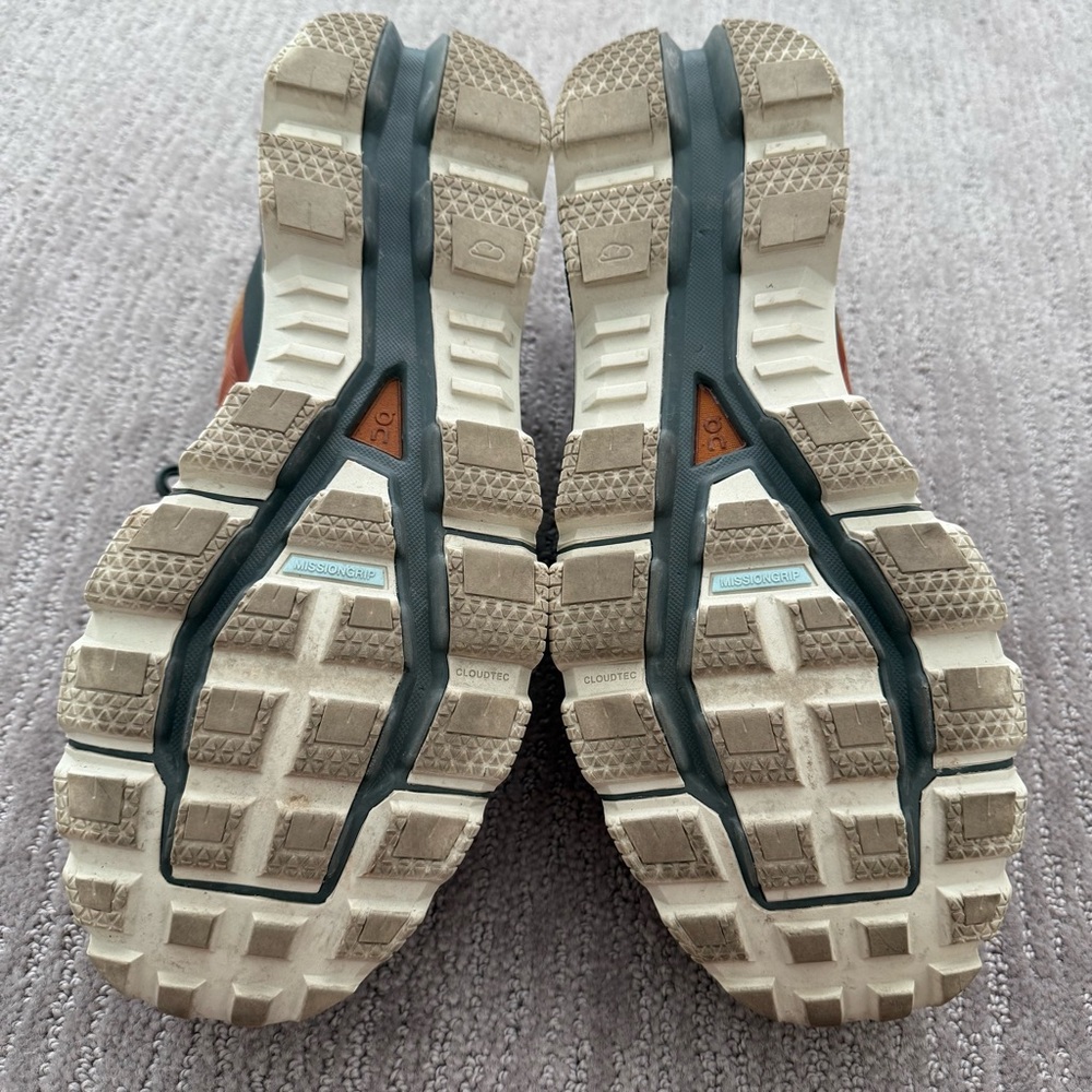 On Running Men's Athletic Shoes - Brown, Black, White - Picture 5 of 8